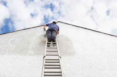 Peinture extérieure à Larnaud — façades et ravalement
